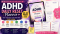 ADHD Daily Reset Digital Planner | ADHD-Friendly Daily Planner, Brain Dump & Overwhelm Reset | Printable & Digital PDF