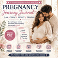 Pregnancy Journey Journal | 174-Page Printable PDF for Expecting Moms